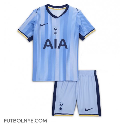 Camiseta Tottenham Hotspur Visitante Equipación para niños 2024-25 manga corta (+ pantalones cortos)